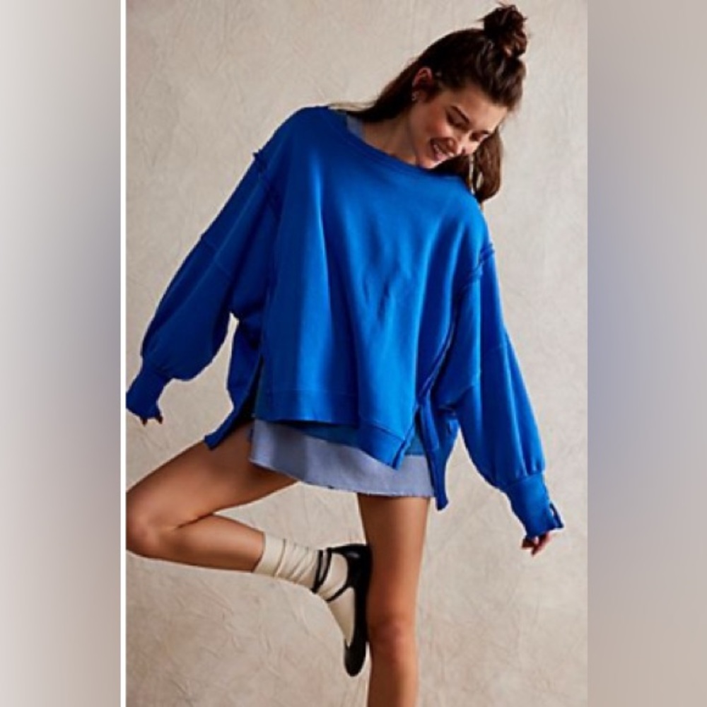 We The Free Camden Sweatshirt in Lake Victoria XL